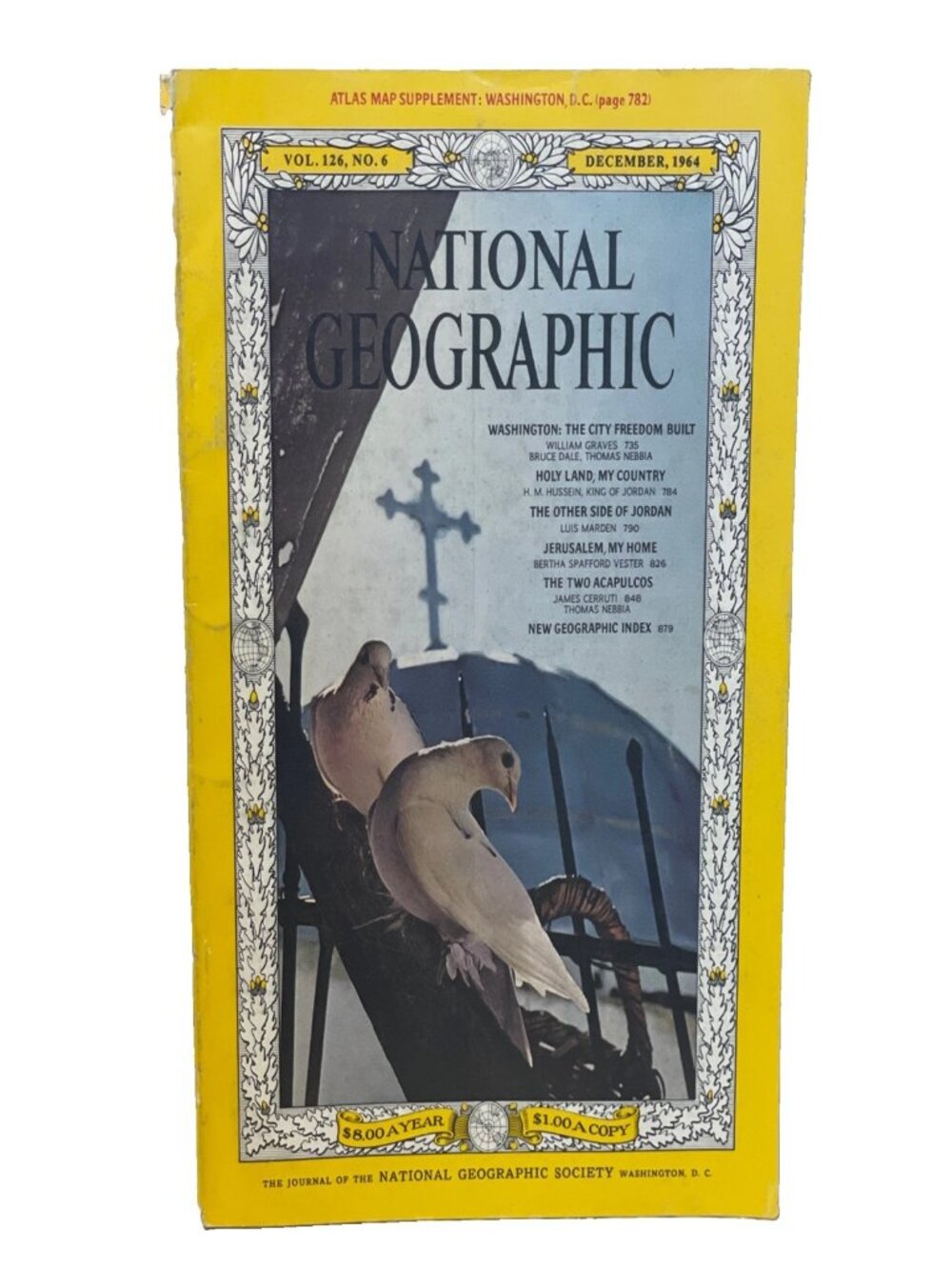 NAT GEO Dec 1964 National Geographic Magazine Vol 126 No 6 Washington DC King